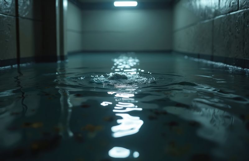 Basement Water Cleanup detail